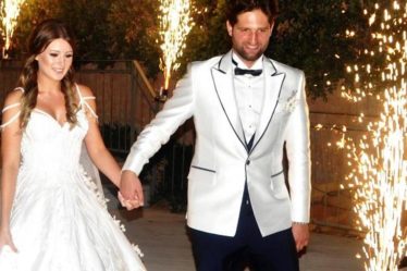 gizem karaca gelinlik giydi